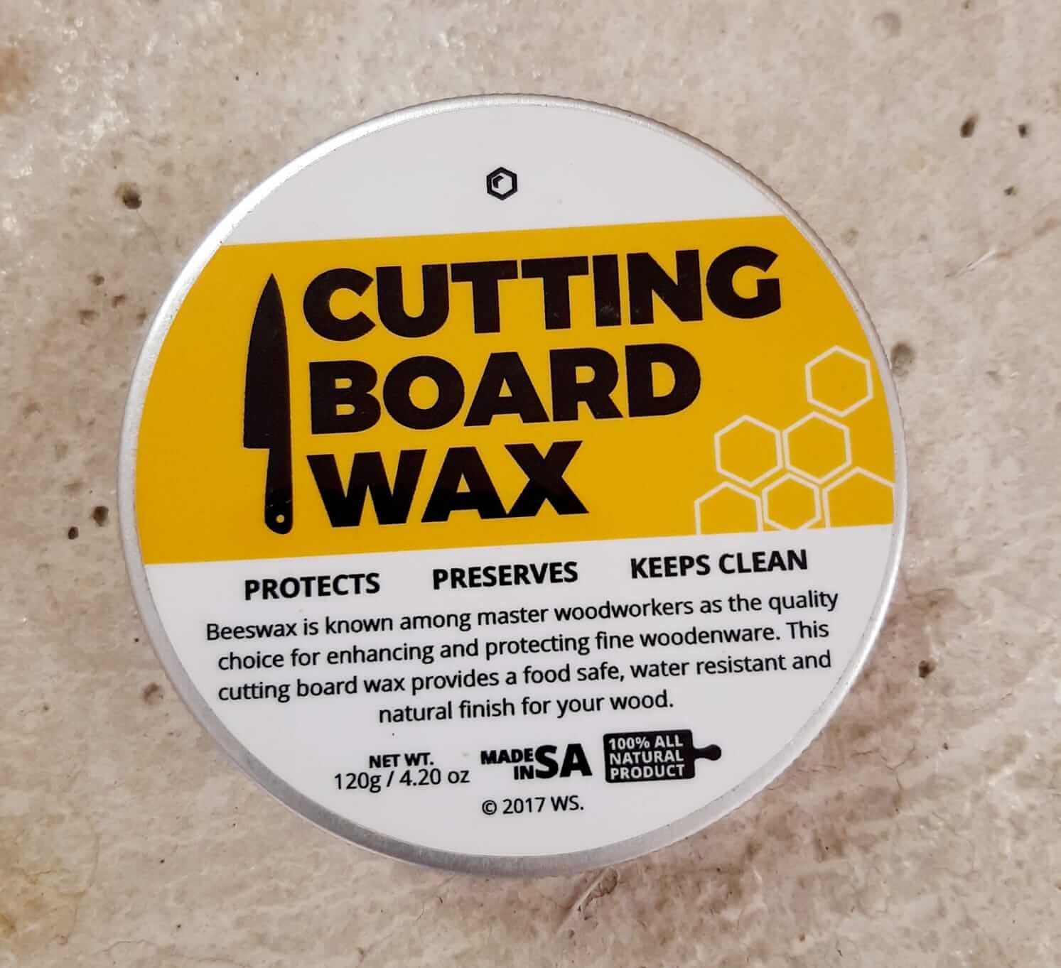 Cutting Board Wax 120g Bee Ware