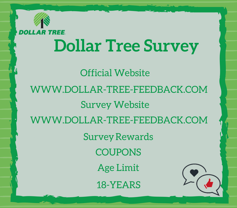 Dollar Tree Feedback Give Your Feedback & Win 2500 Cash Prize