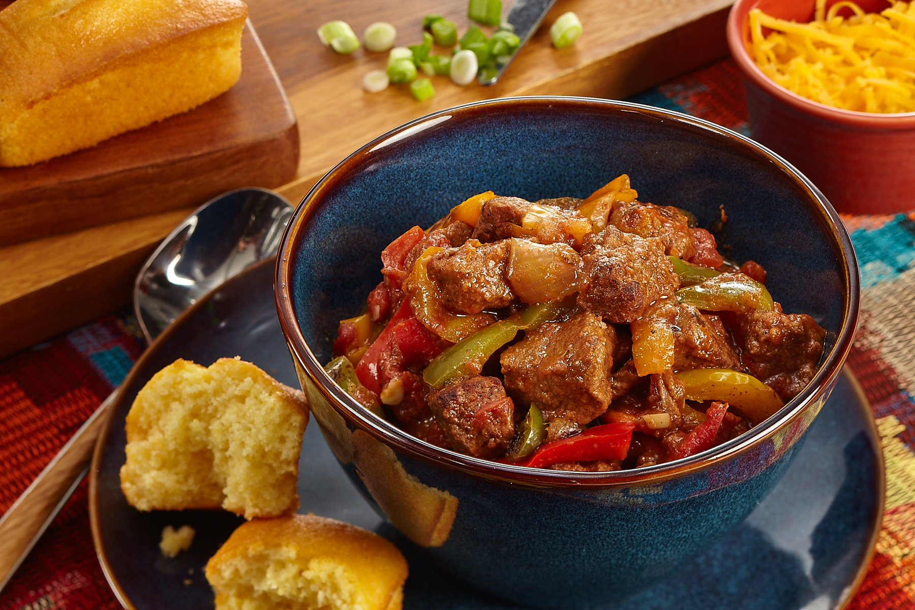 Slow Cooker Ancho Beef Chili Birdseye