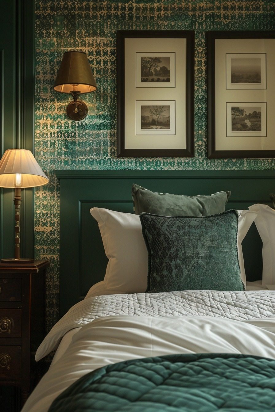 29 Emerald Green Art Deco Bedroom Ideas for a Luxurious and Timeless