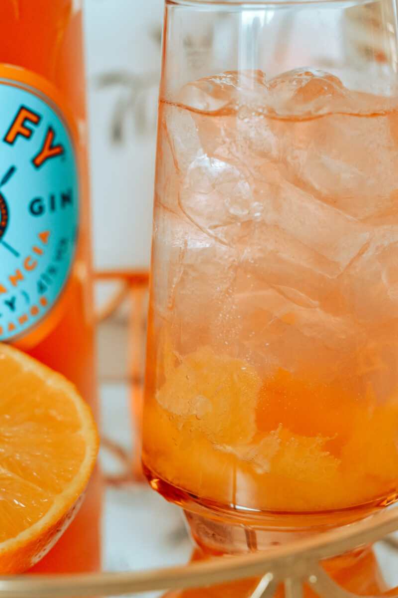 Blood Orange and Elderflower Gin Collins recipe BEFFSHUFF