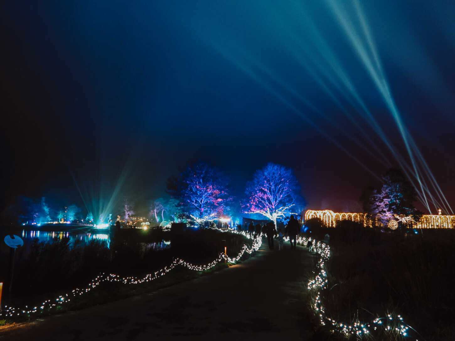 Christmas at Trentham an enchanting festive light trail for the whole family