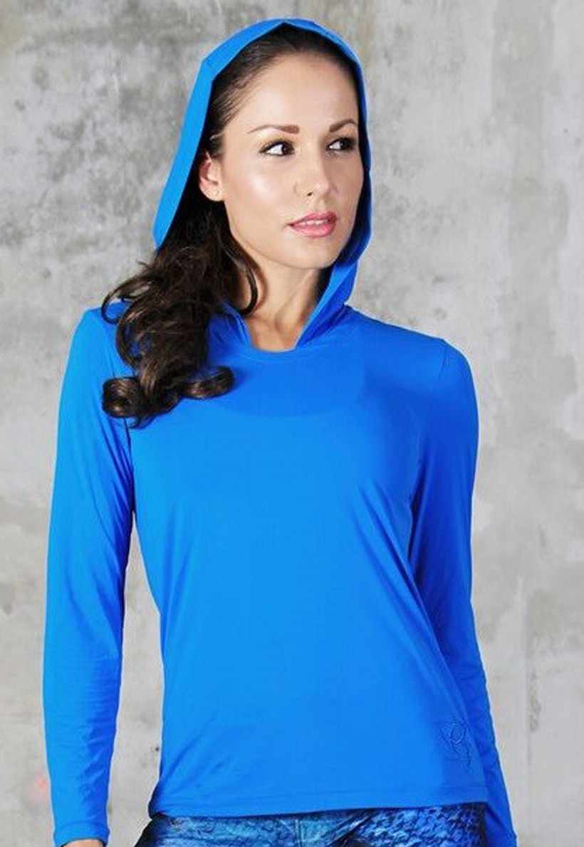 Equilibrium Blue Long Sleeve Top - Be Fit Apparel