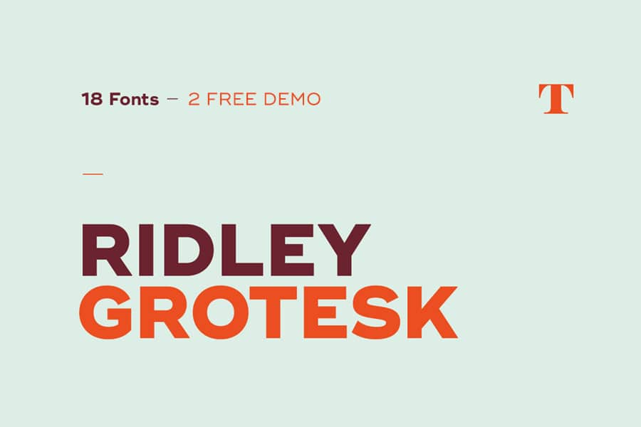 Ridley Grotesk Font