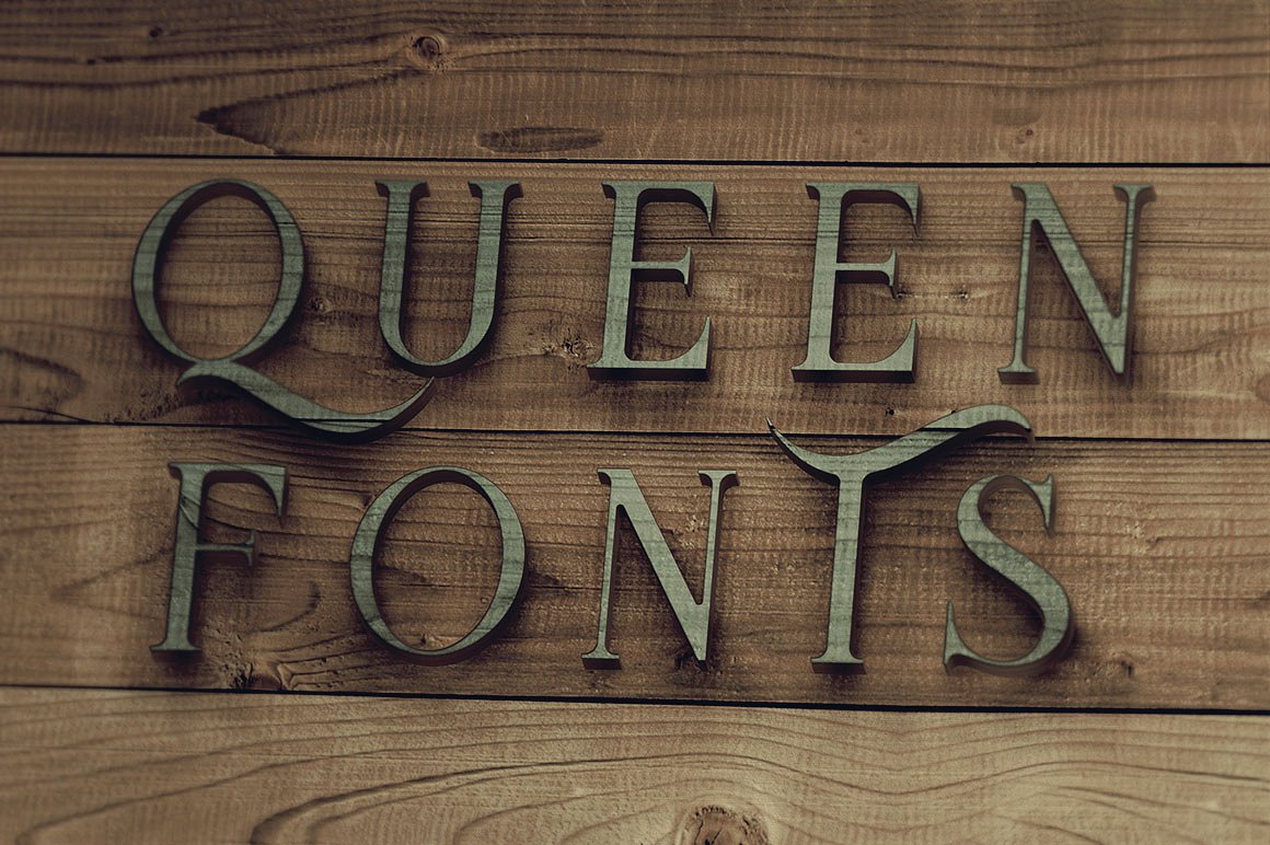 Queen Display Font