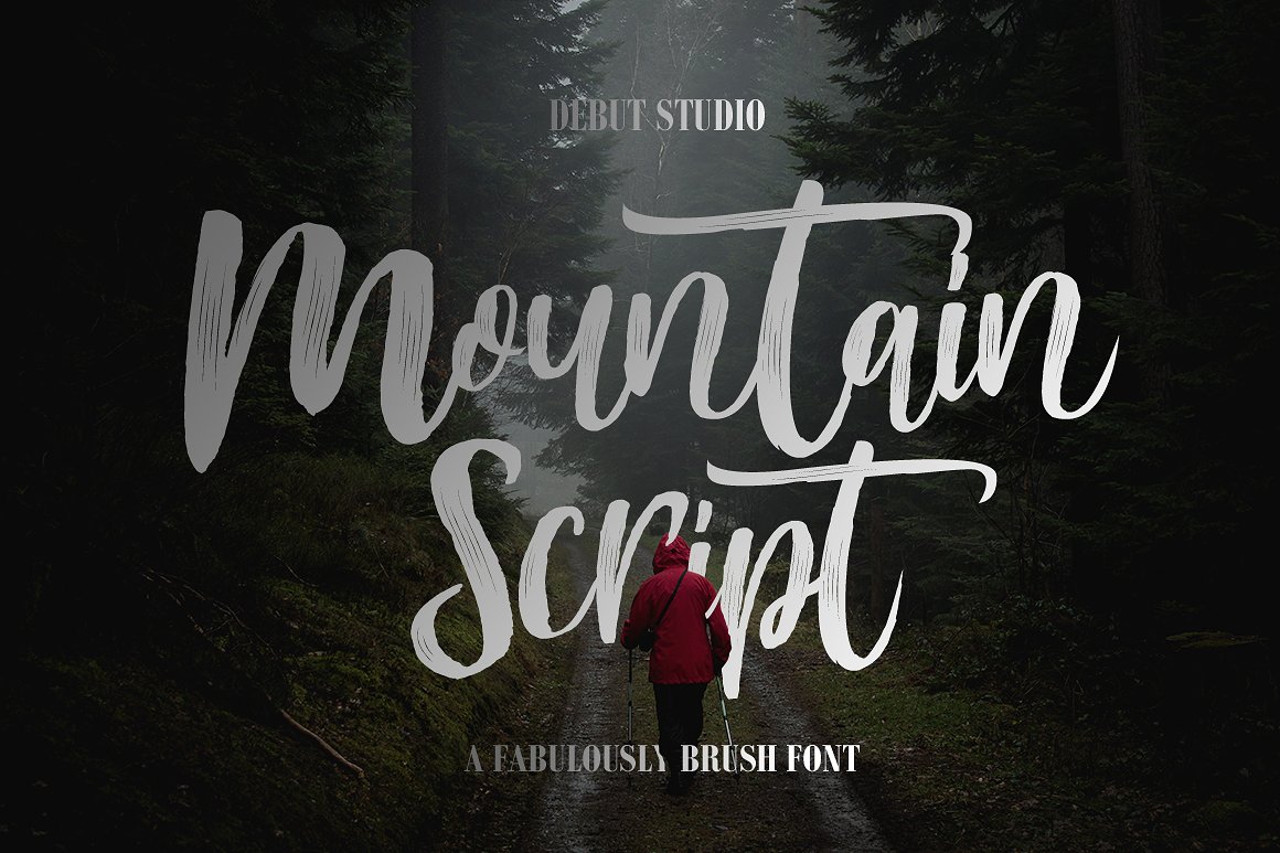 Mountain Brush Font