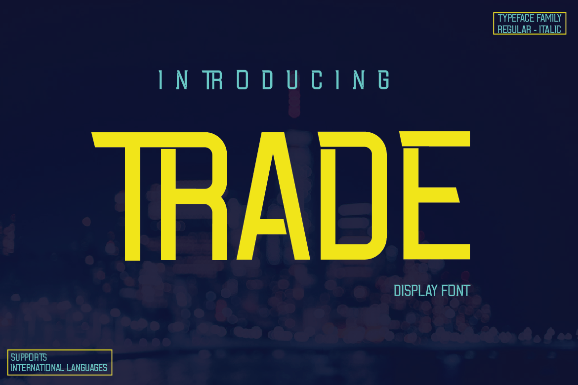 TRADE Font Download Free Font