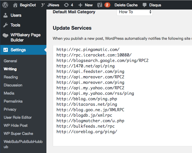 20 Best Ping Services List for Faster Indexing 2023 Begindot