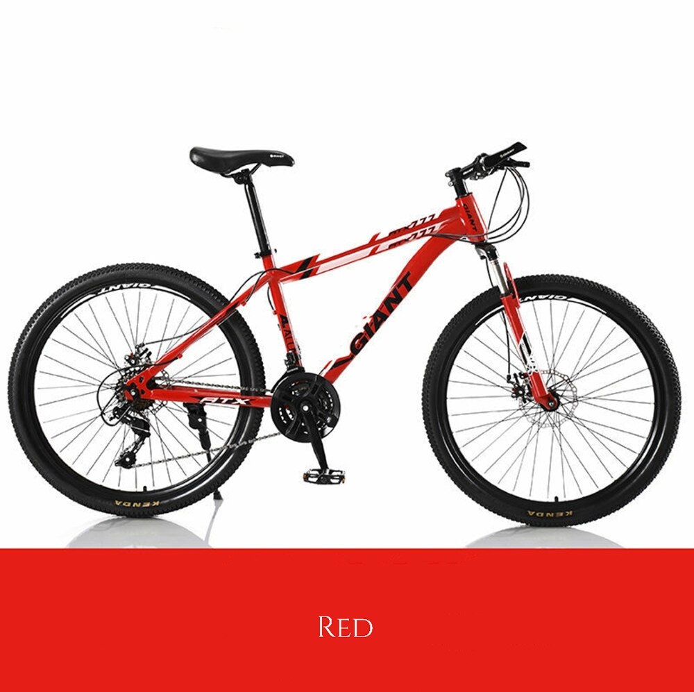 24/26 Inches 30 Speed Mountain Bicycle Mechanical Double Disc Brake Damping for Male and Female