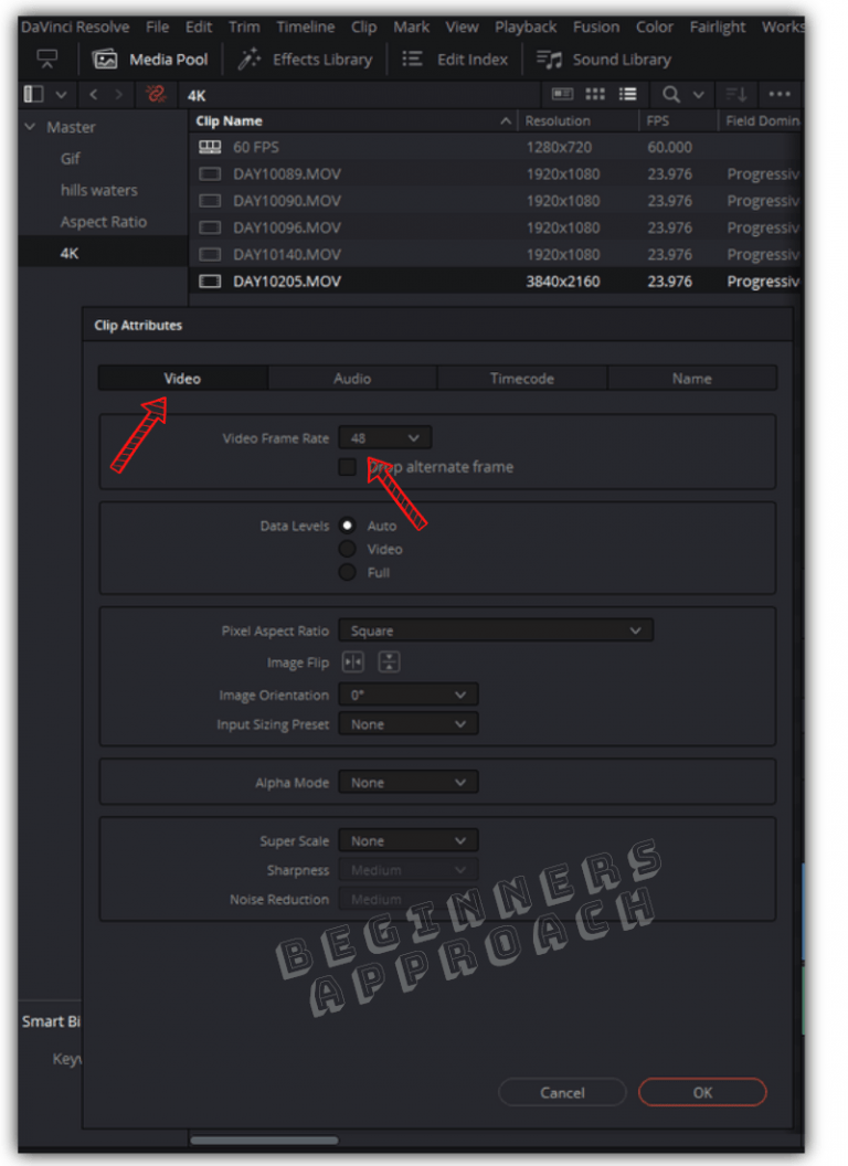 Frame Rates in DaVinci Resolve (Things You Should Know)