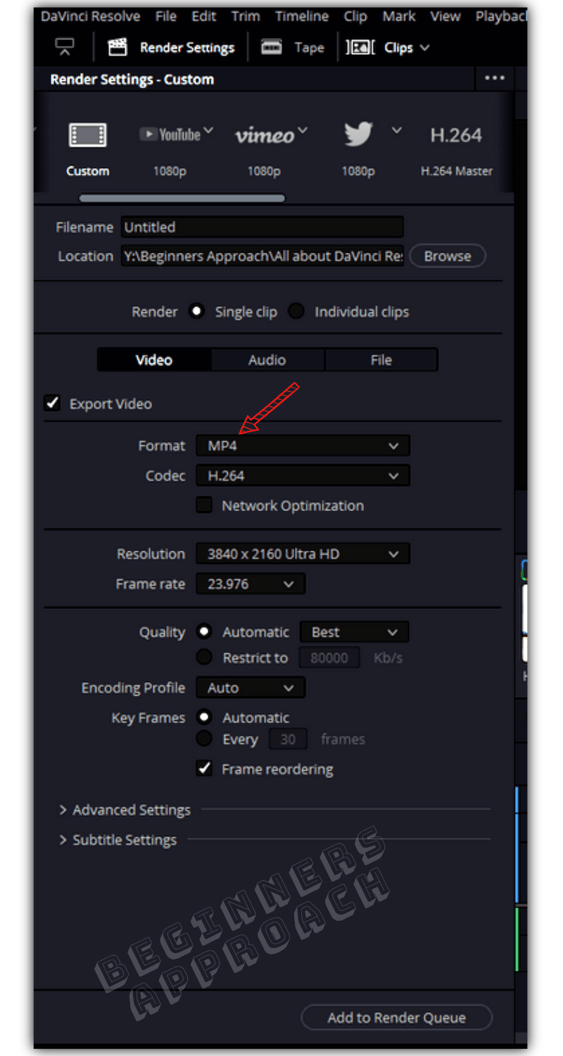 Davinci resolve 15 export mp4 berlindacoop
