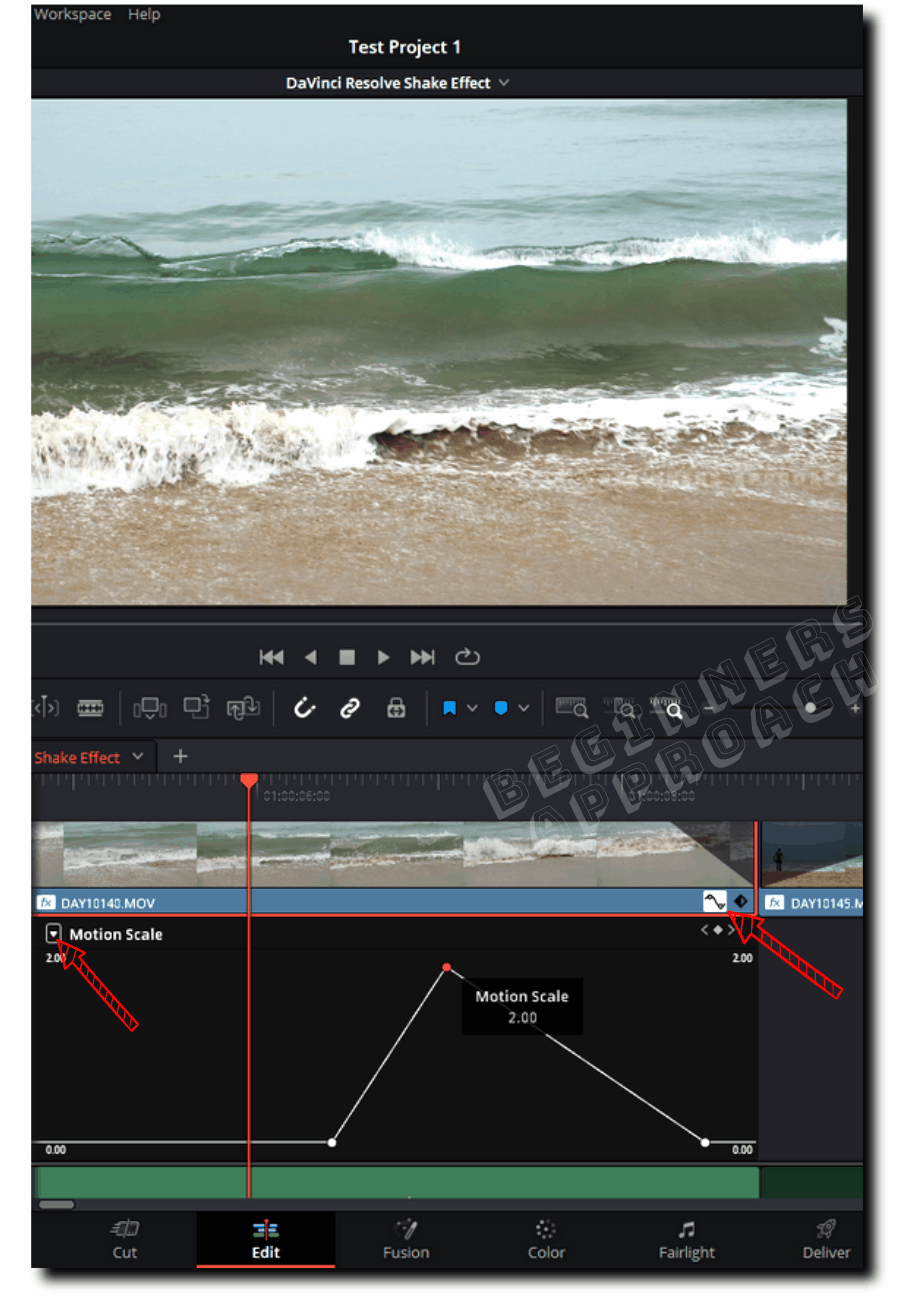 DaVinci Resolve Camera Shake Effect UNDER 2 Mins (2023)
