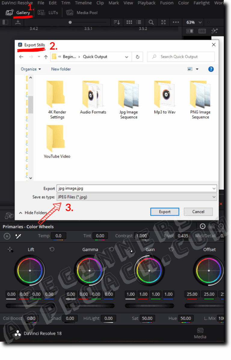 How to Export Frame in DaVinci Resolve (Still Image) 2024