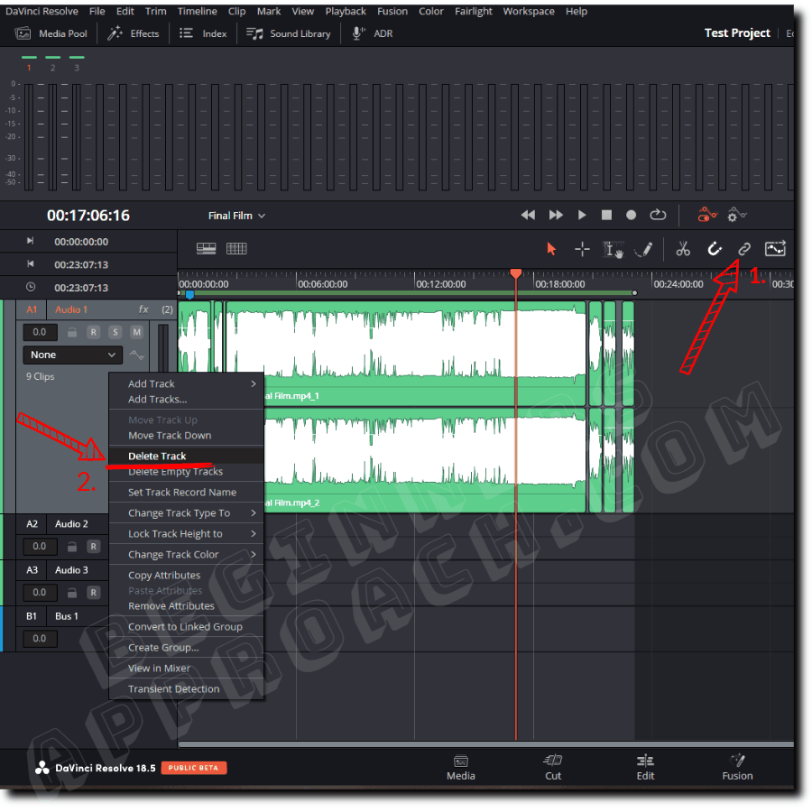 DaVinci Resolve Remove Audio From Video (FAST! 2024)