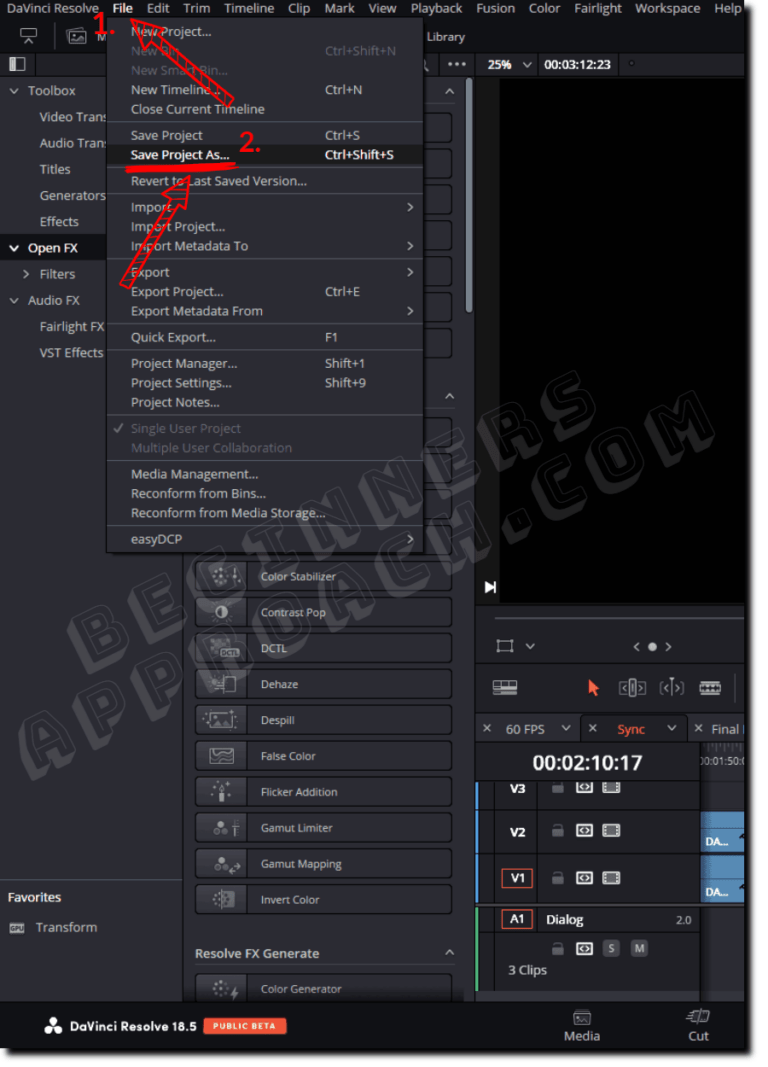 How to AutoSave in DaVinci Resolve (+Tips & FIXES 2024!)