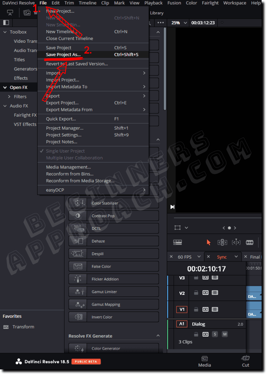 How to AutoSave in DaVinci Resolve (+Tips & FIXES 2024!)