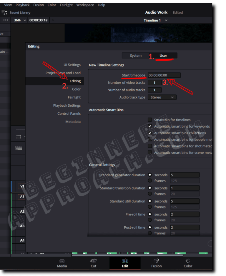 Why Does DaVinci Resolve Start at 1 Hr? (Start At 0! 2024)