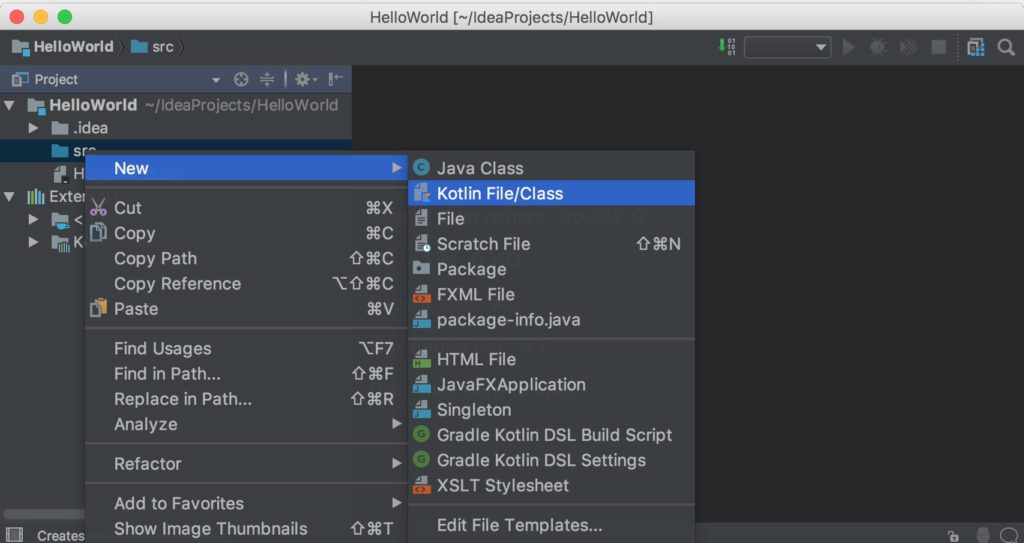 Create and Run your First Kotlin Project in IntelliJ IDEA