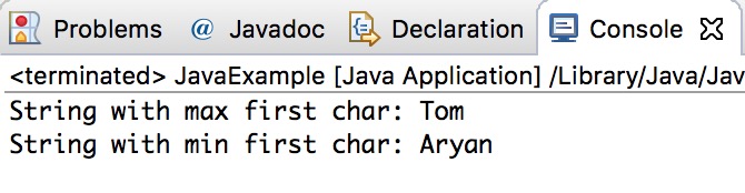Java 8 Stream Min and Max