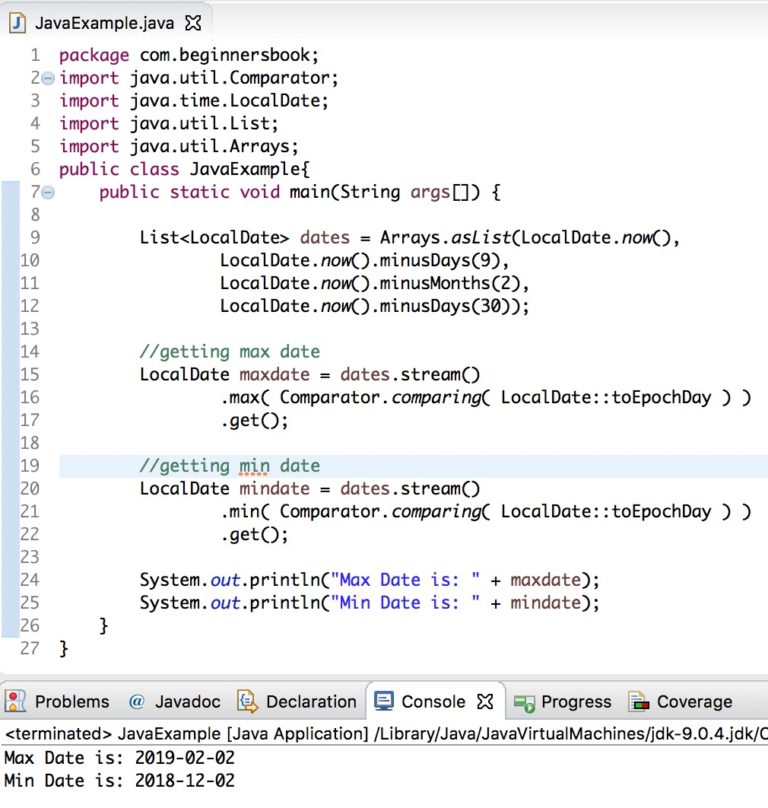 Java 8 Stream Min and Max