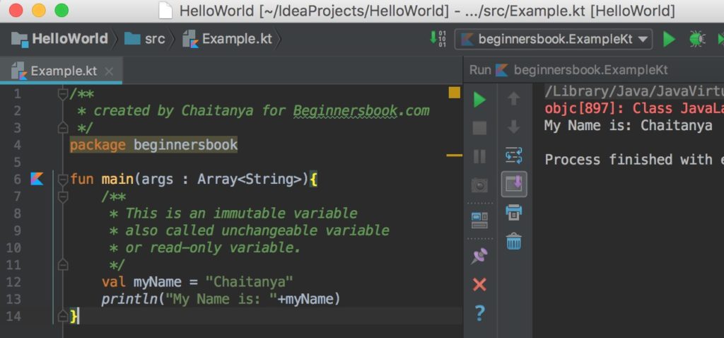 متغيرات كوتلن Kotlin وأنواع البيانات موقع كرسي للتعليم