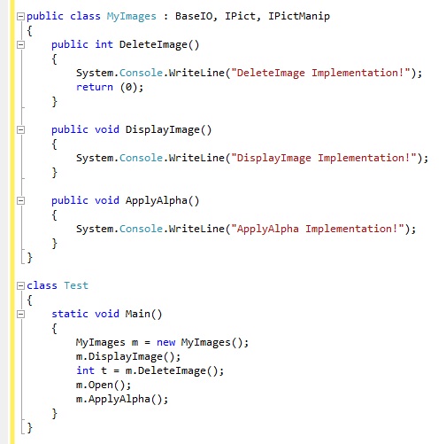 Interfaces Beginners Guide to C
