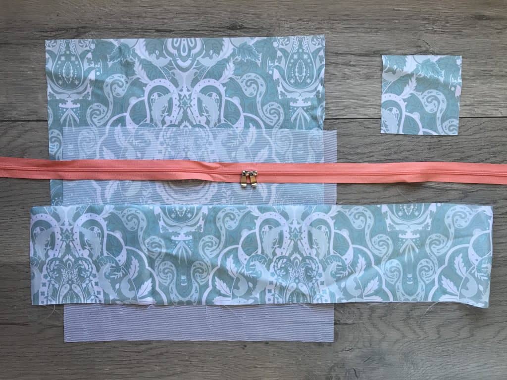 Packing Cubes Pattern with 3 Sizes (Shower Curtain Upcycle