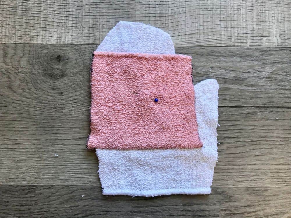 Bath Mitt with Soap Pocket Beginner Sewing Projects