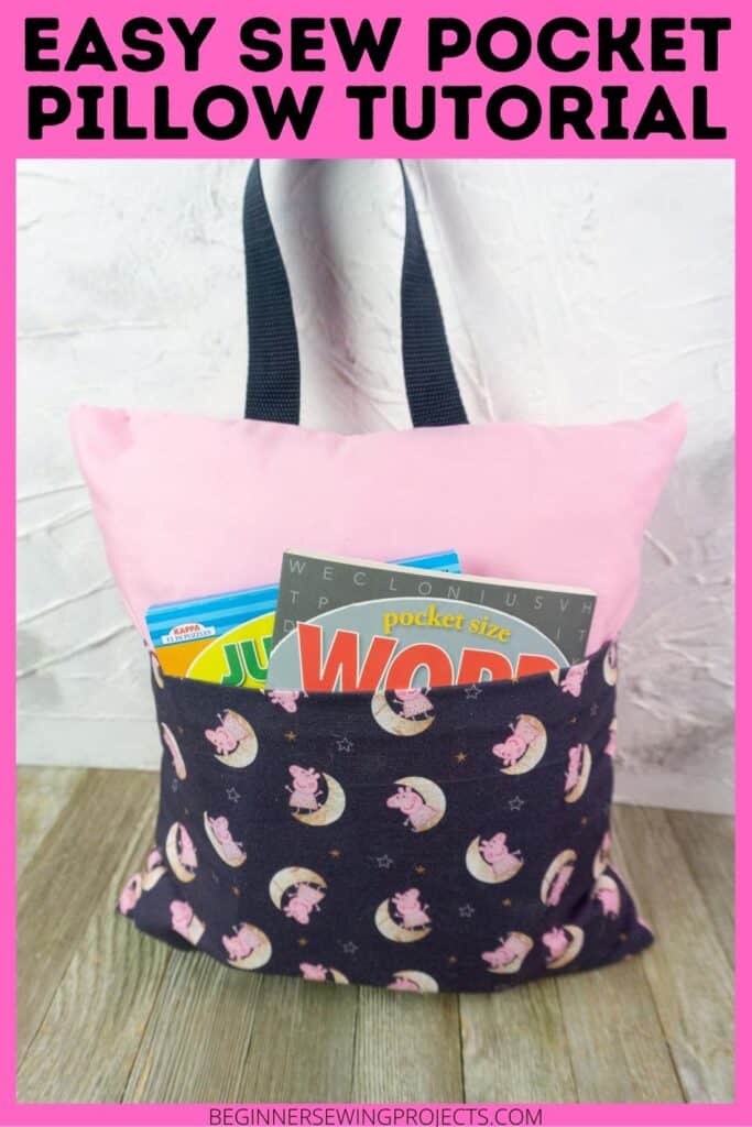 How to Make a Pocket Pillow Beginner Sewing Projects