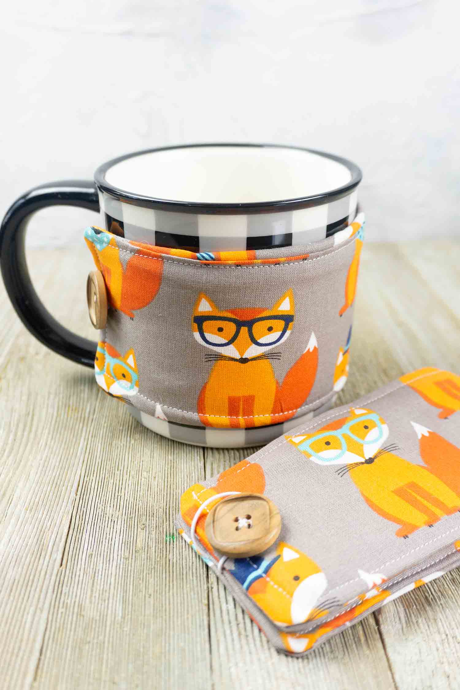 How To Sew A Coffee Mug Cozy Beginner Sewing Projects