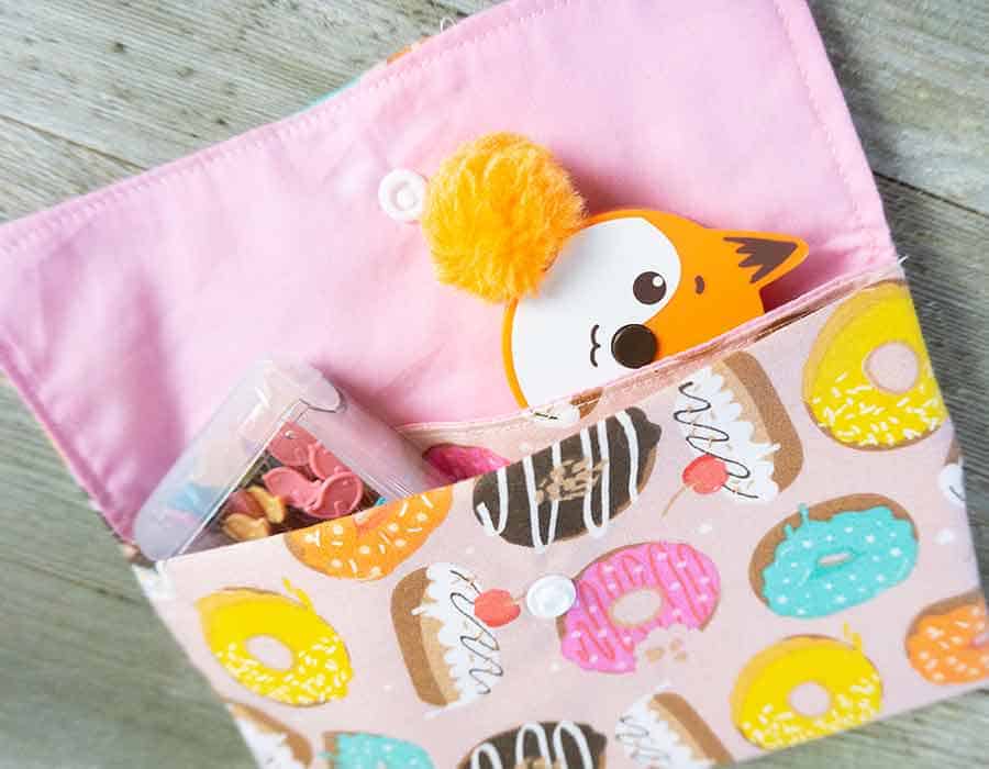 How To Sew A Simple Clutch Purse Beginner Sewing Projects