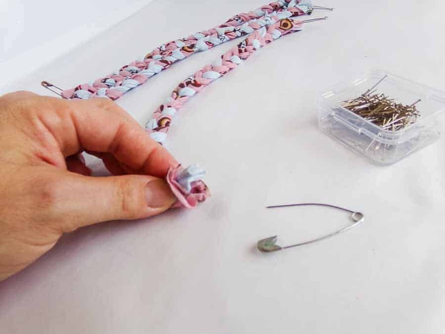 How To Make Braided Coasters Easy Scrap Fabric Busting Project