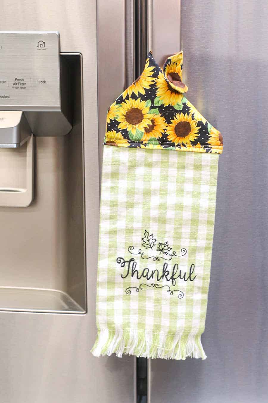 How To Make A Hanging Kitchen Towel Beginner Sewing Projects