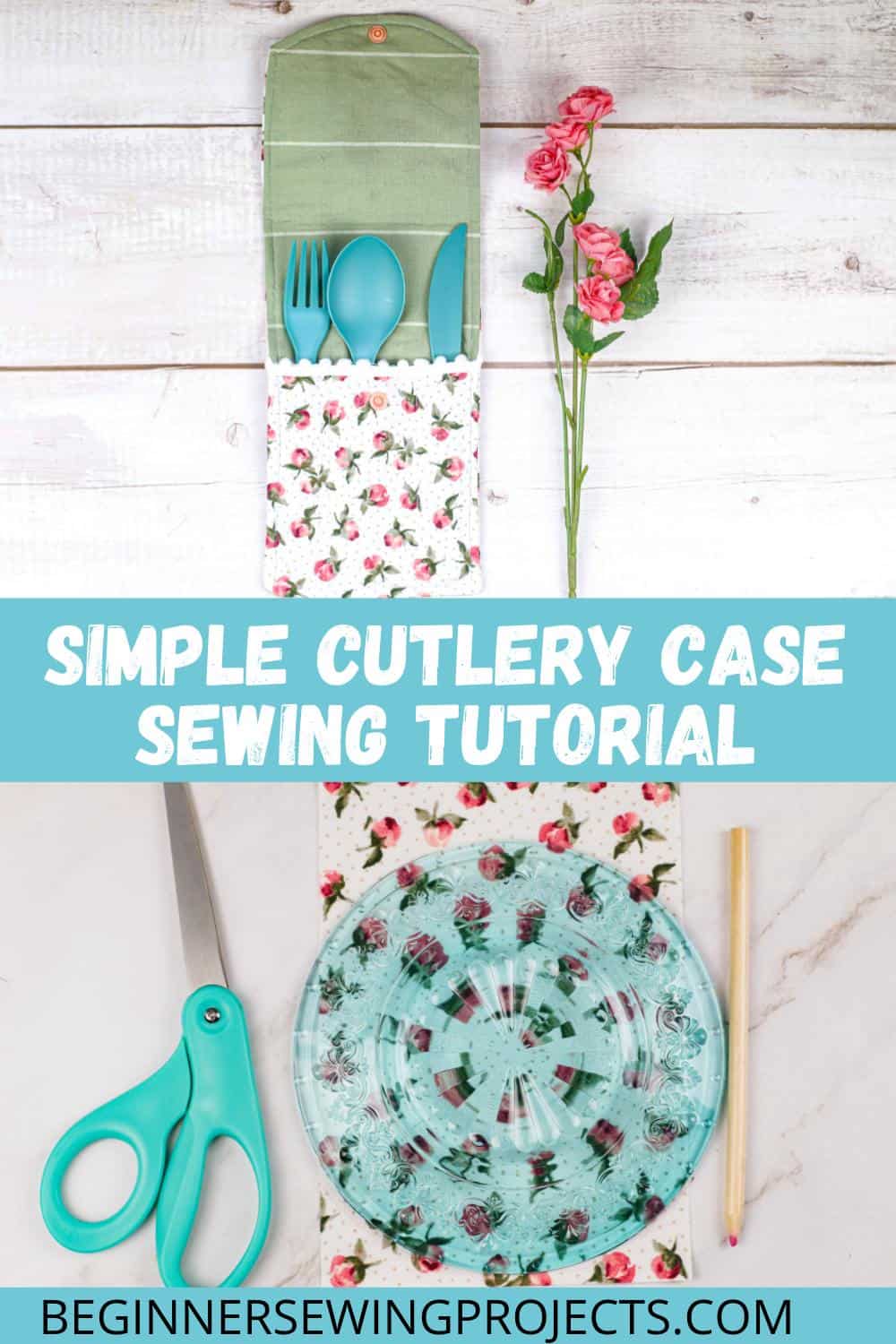 How To Make A Travel Cutlery Case Beginner Sewing Projects