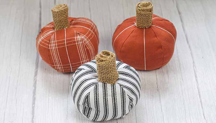 How To Make Fabric Pumpkins With Free Printable Pumpkin Pattern