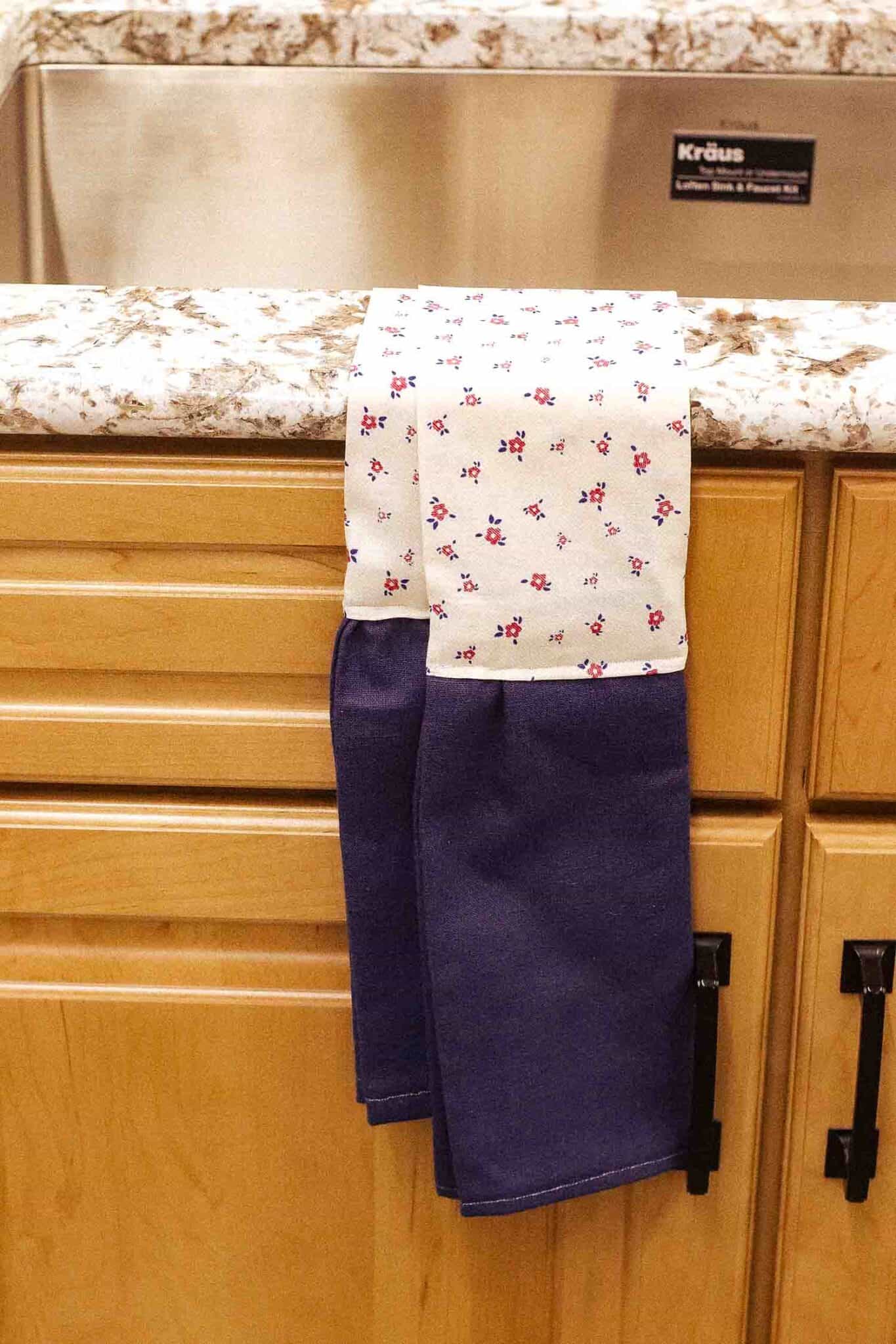 How To Make A Kitchen Boa Towel Scarf For Beginners! Beginner Sewing