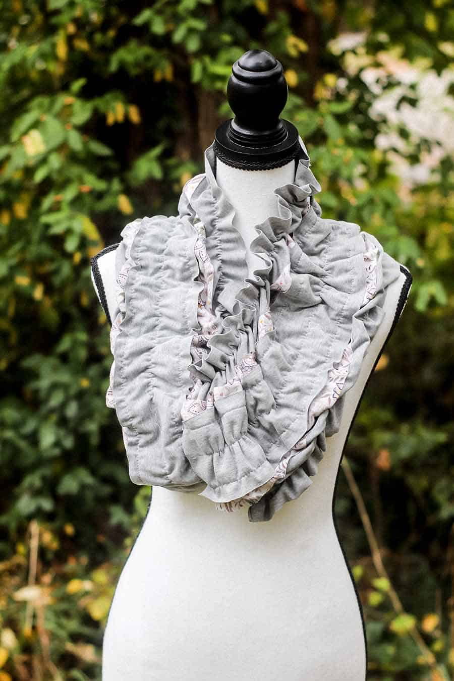 How To Make A Ruffled Scarf Beginner Sewing Projects