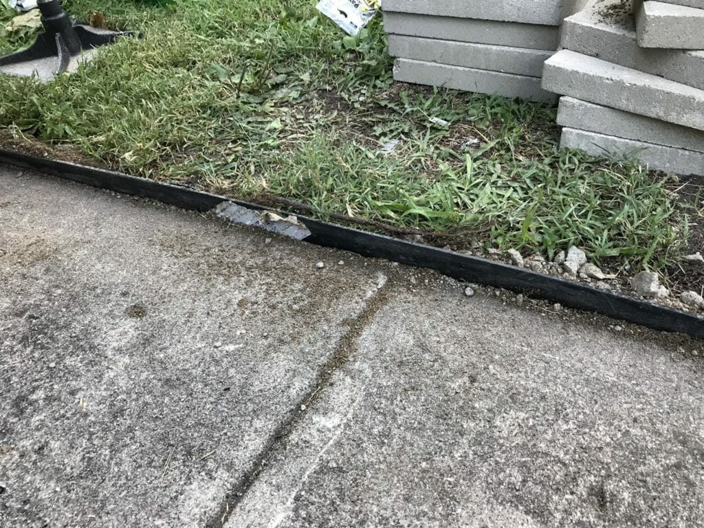 DIY How To Install Pavers Over Old Concrete Beginning in the Middle