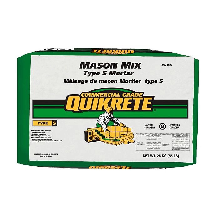 60 lb. Type S. Mason Mortar Mix Beginyan's Tile