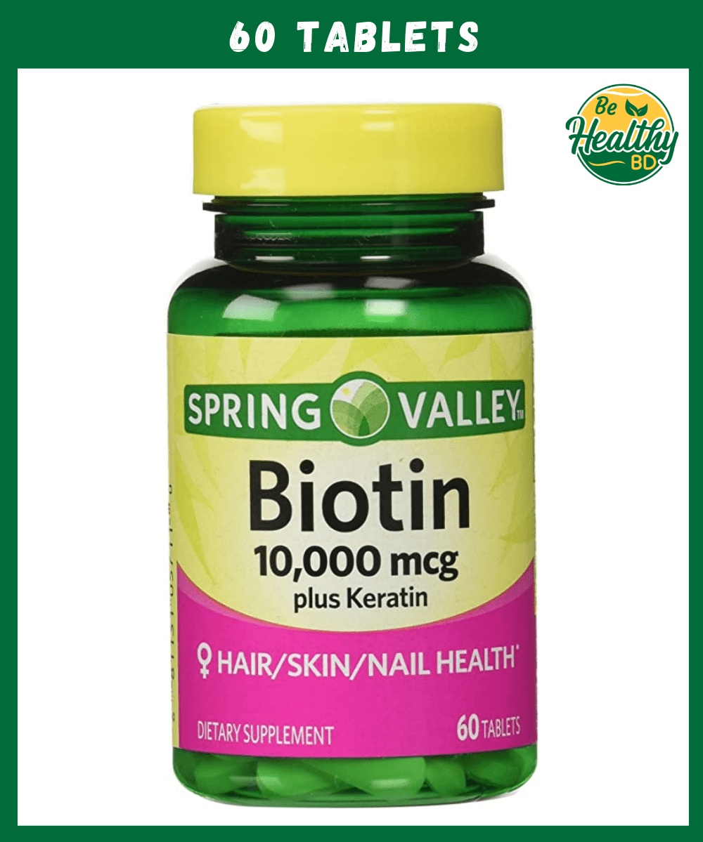 Spring Valley Biotin (10,000 mcg) 60 tablets BeHealthyBD