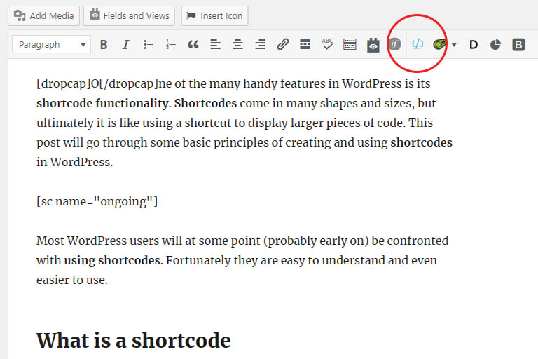 Using shortcodes in WordPress Behind The Scenes