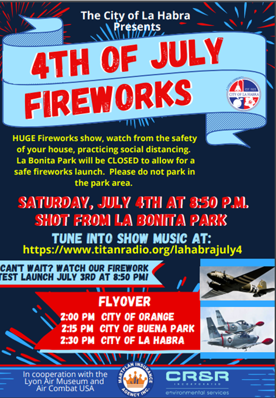 La Habra to host a sociallydistant 4th of July Behind the Badge