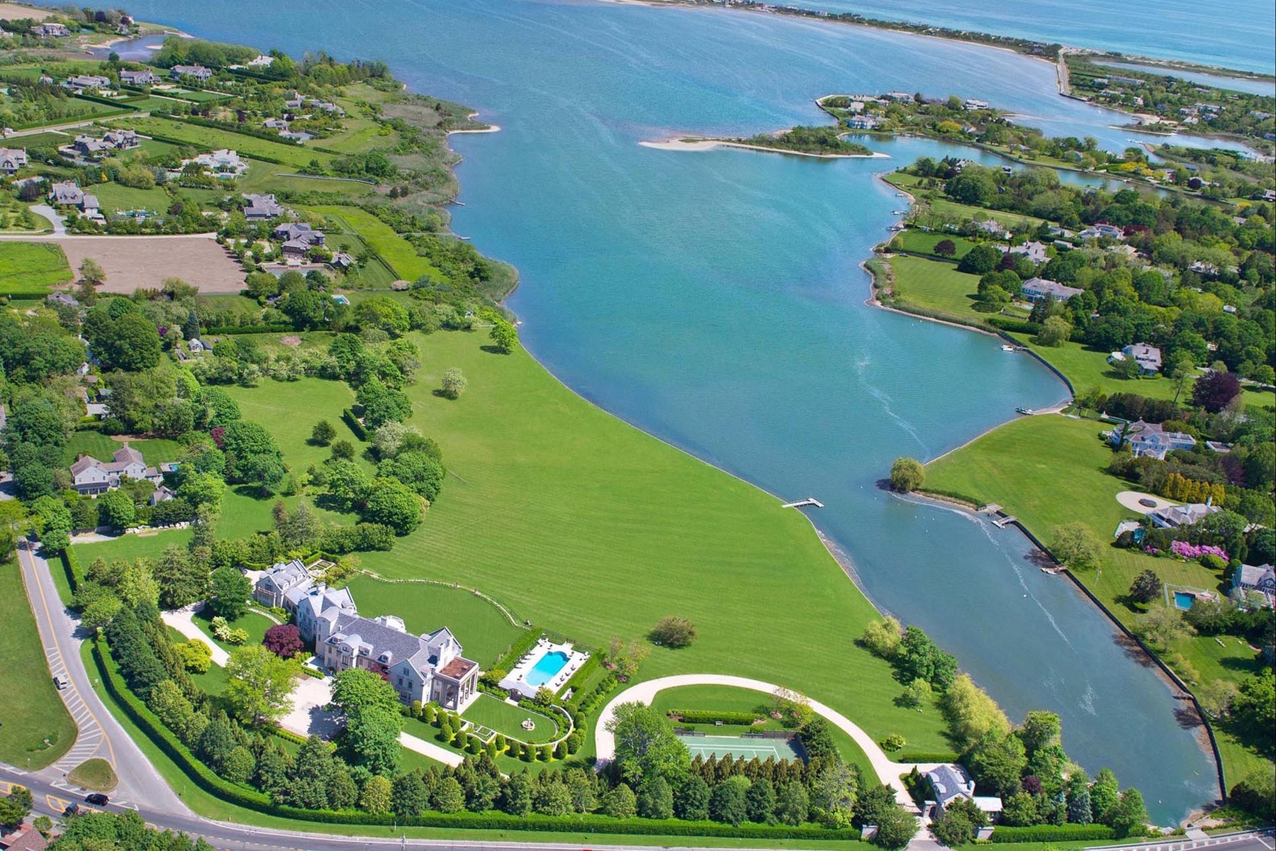 The Ten Largest Homes for Sale in the Hamptons Behind The Hedges