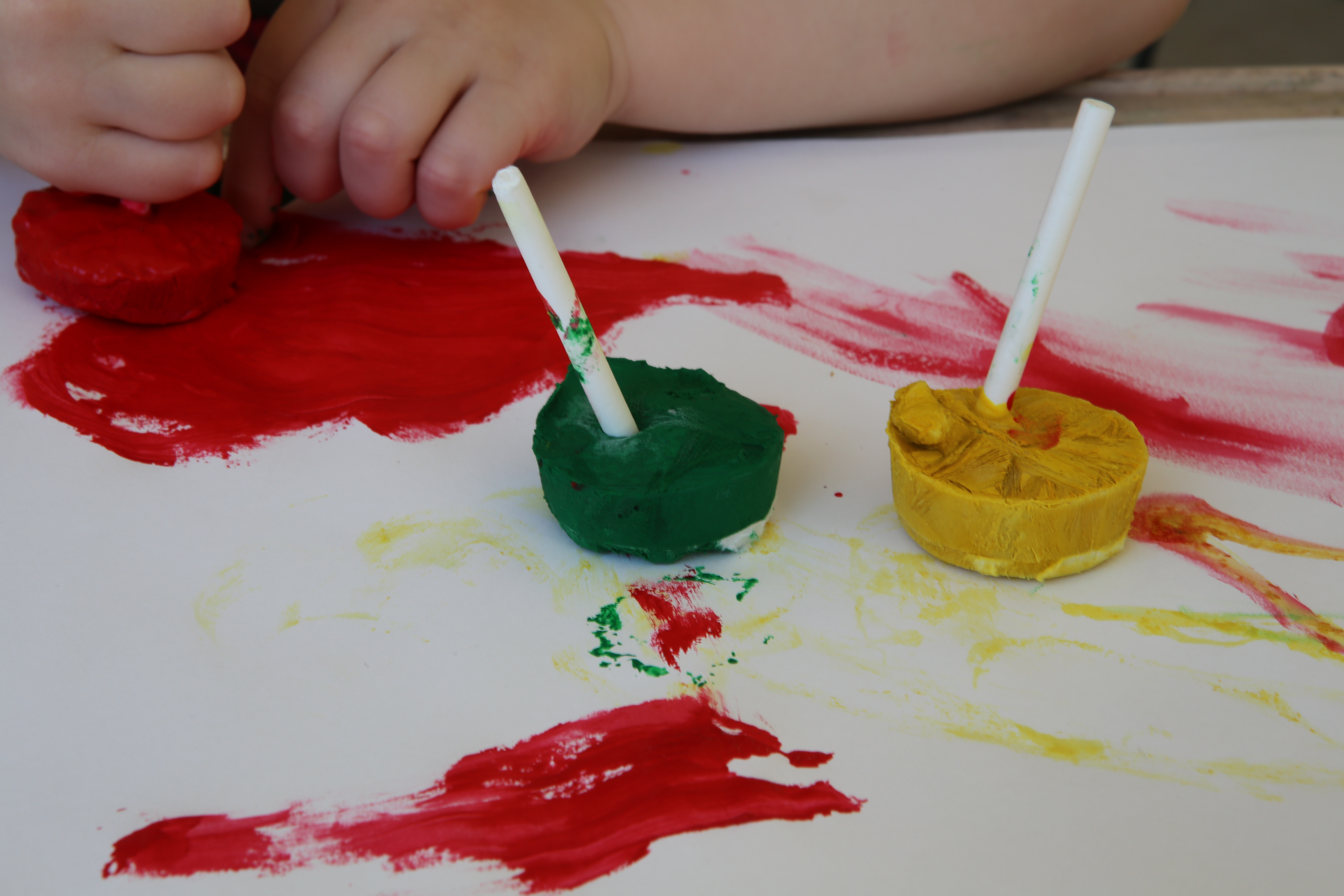 77. Paint Pops Behind the Olive Tree