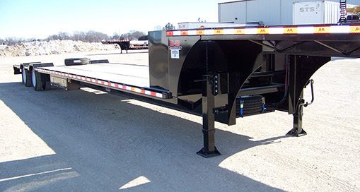 Super LowProfile Over the Road StepDeck Semi Behnke Enterprises
