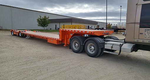 Super LowProfile Over the Road StepDeck Semi Behnke Enterprises