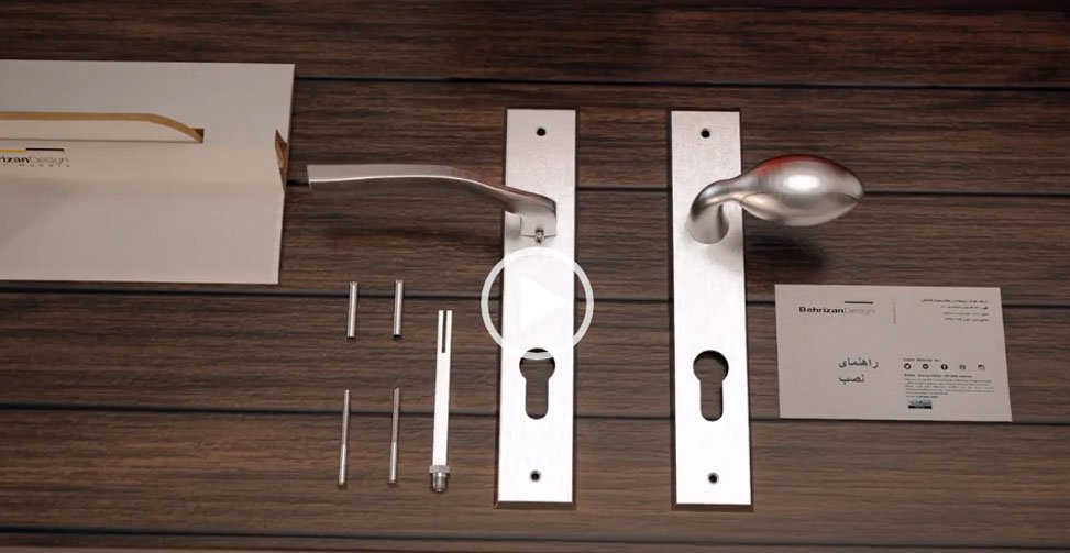 Knob installation guide Door handle