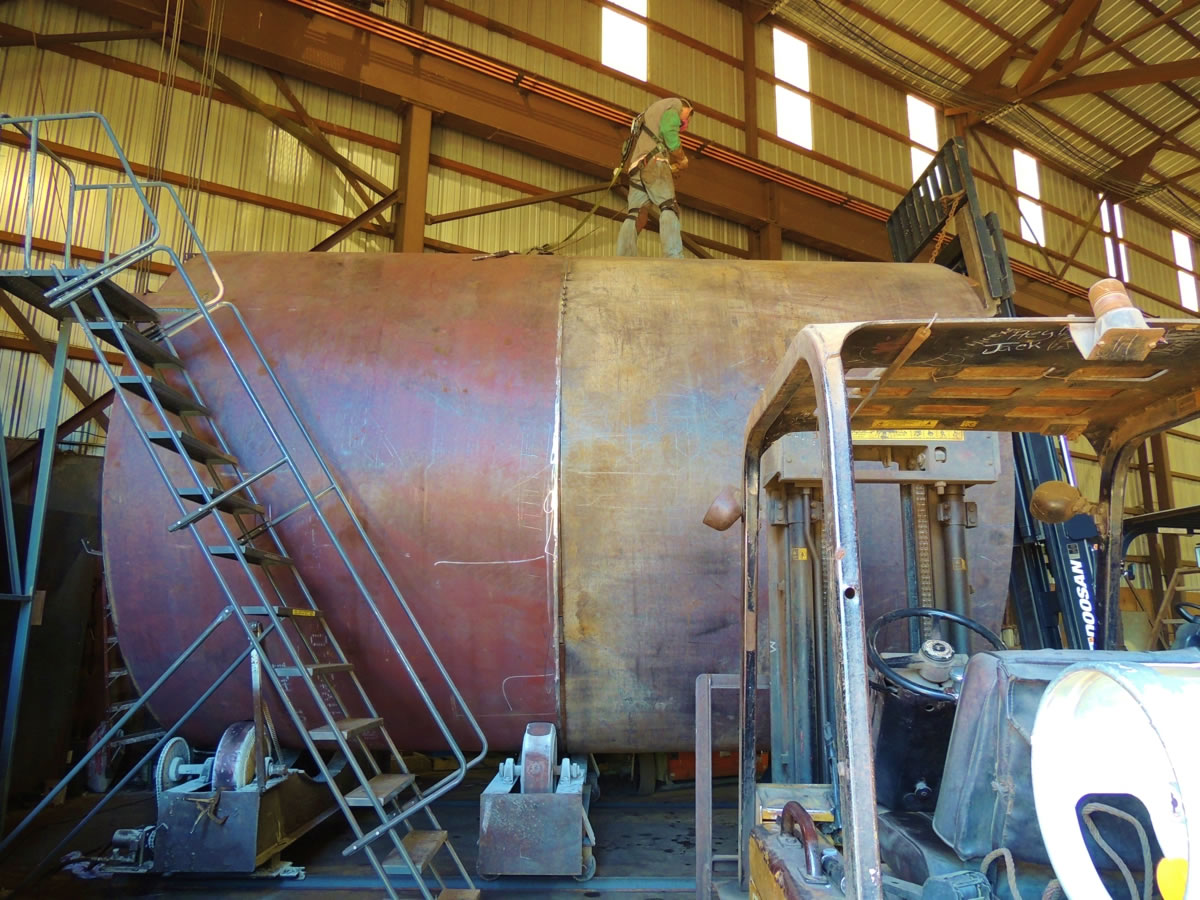 Bulk Feed Bins, Fuel Tanks, Steel Metal Raine Tank & Fabrication Alabama