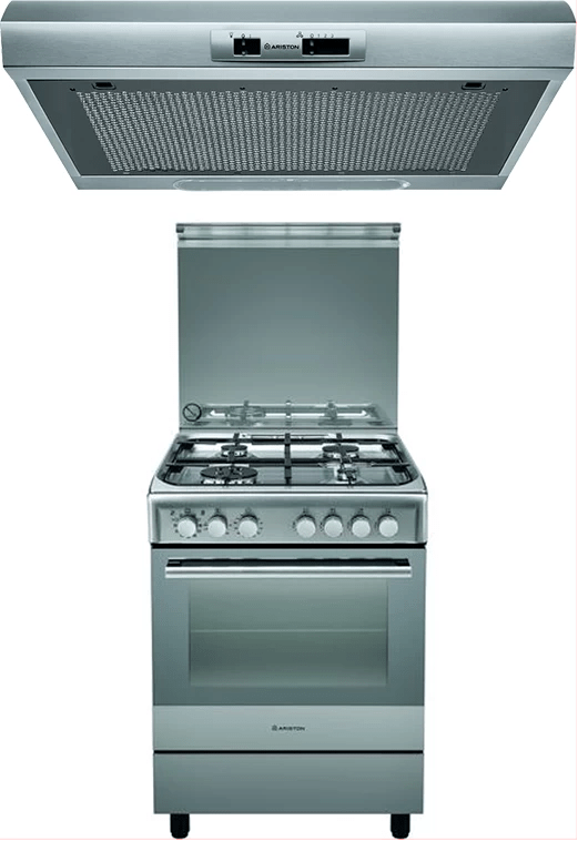 Ariston Cooker A6TMH2 A F(x) EXSS60 *60; 4 Gas, Electric Oven, Grill