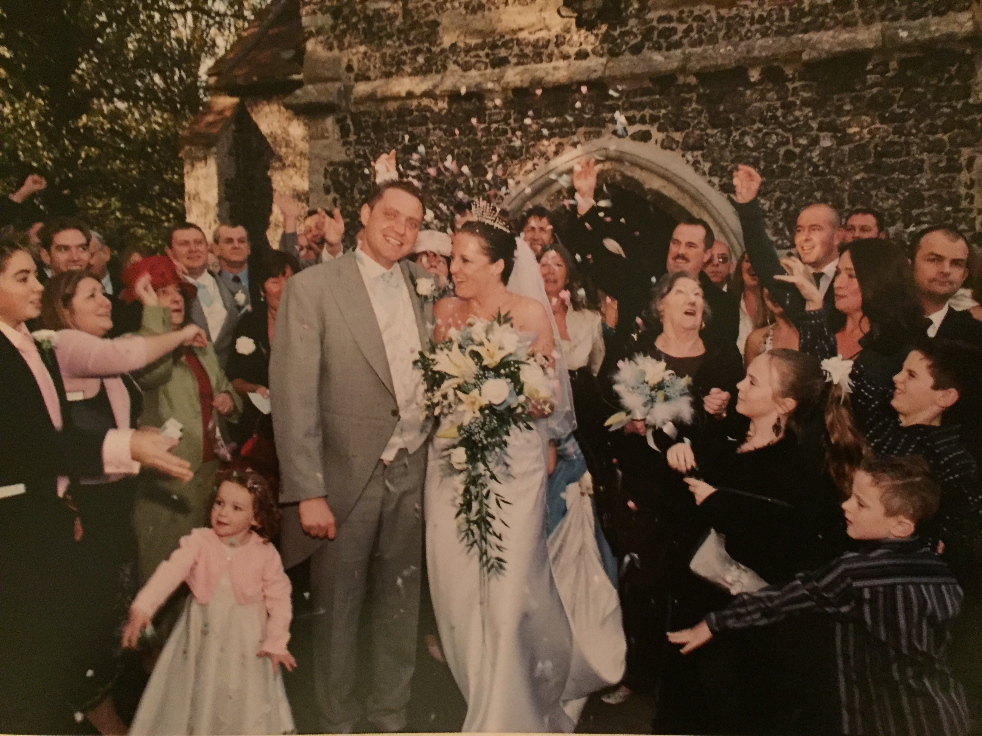 He had to hear this it’s our wedding day andsoshecontinues….